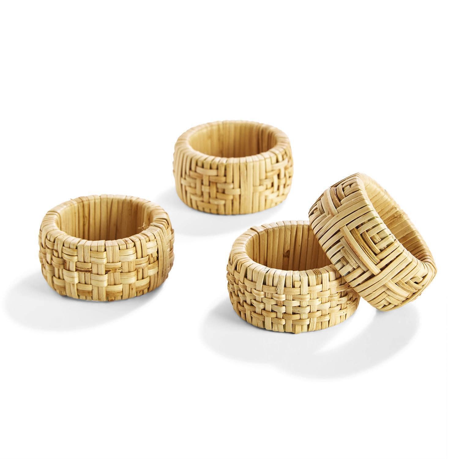 Cane Napkin Ring Set
